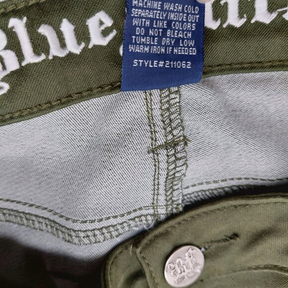 Blue Faith Women Jeans Size 10 Green - Picture 8 of 10